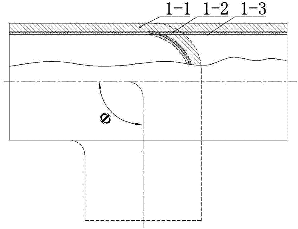 Hot-melting type static electricity conduction removal polymer oil conveying pipe union elbow and preparing method