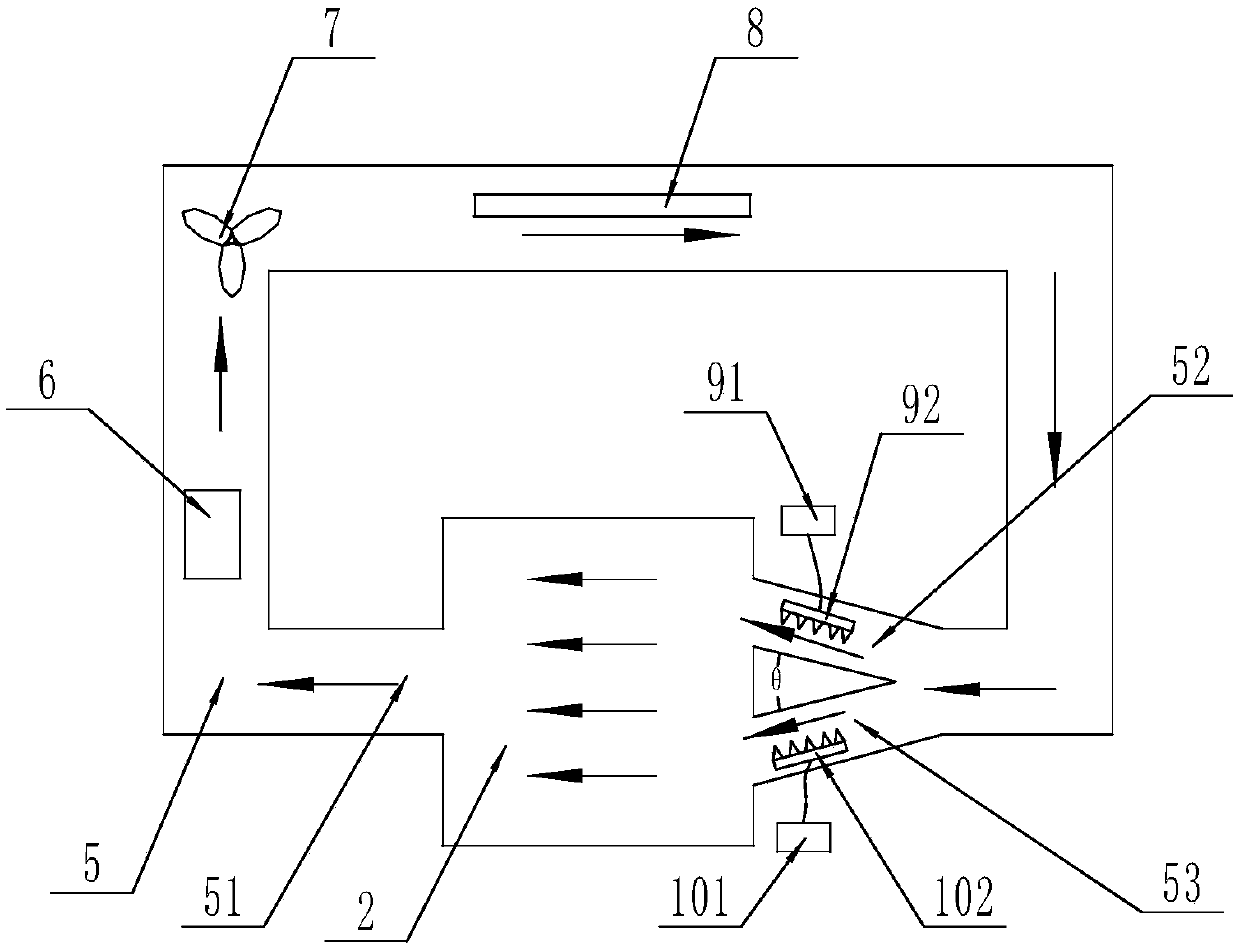 Clothes processing device with electrostatic eliminating function