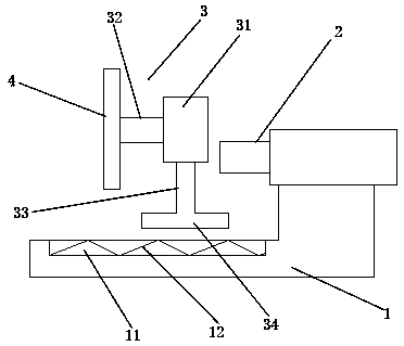 A performance testing device for a rotary positioning type o-shaped rubber sealing ring