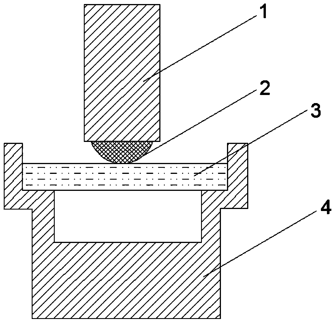 Sheet-shaped ceramic breaking strength measuring device and using method thereof