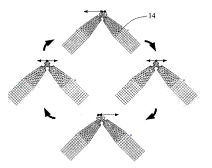 Tower-like ultrasonic motor with asymmetrical structure and asymmetrical modes thereof as well as electric excitation mode of asymmetrical modes