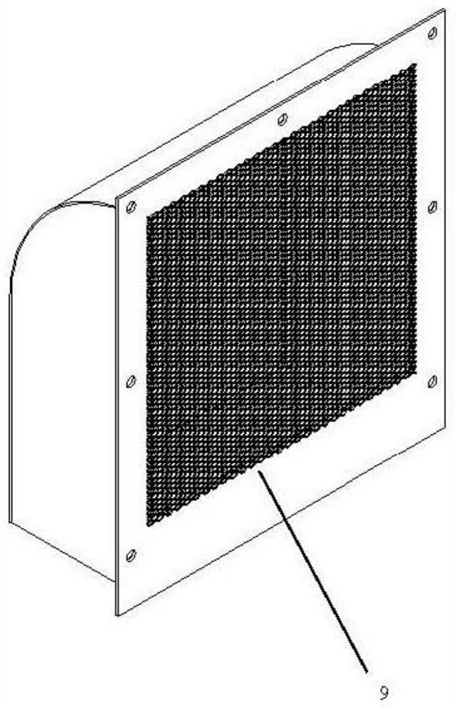 Special permanent magnet synchronous motor cooling system structure for bucket elevator