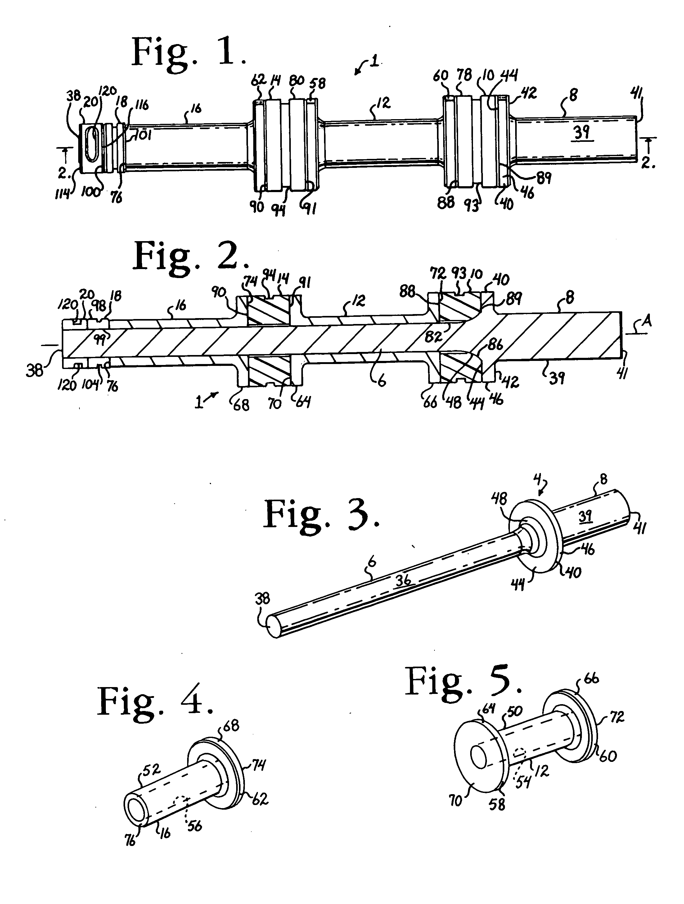 Dynamic stabilization connecting member with pre-tensioned solid core