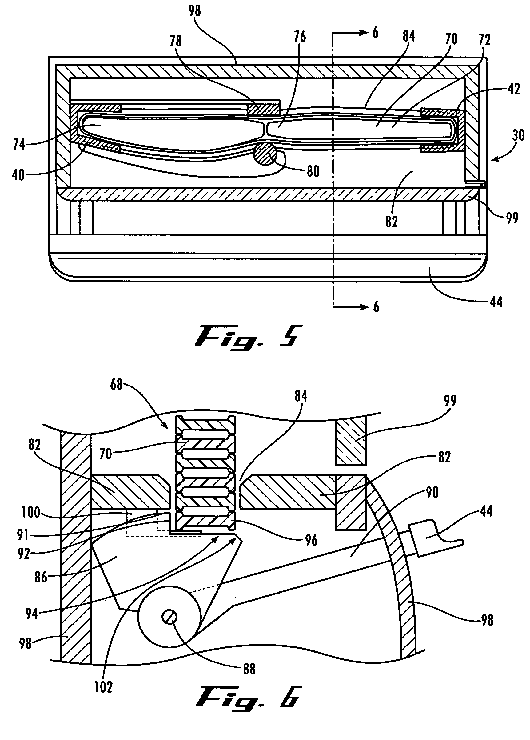 Dispenser for disposable cutlery and components therefor