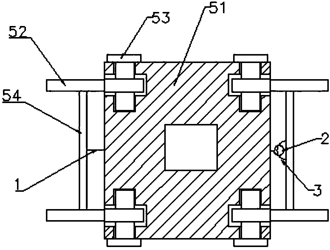 Mechanical part cleaning device
