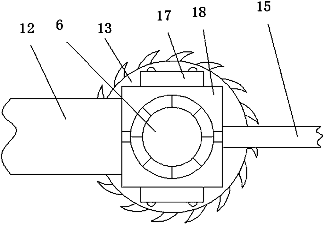 Chamfering device for communication device panel plastic mold machining