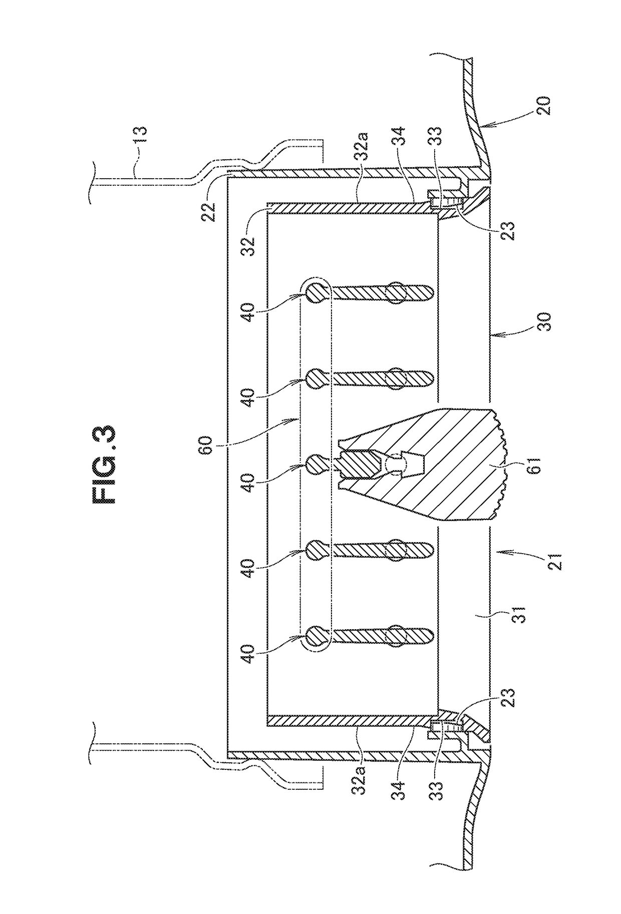 Air conditioning blower hole apparatus