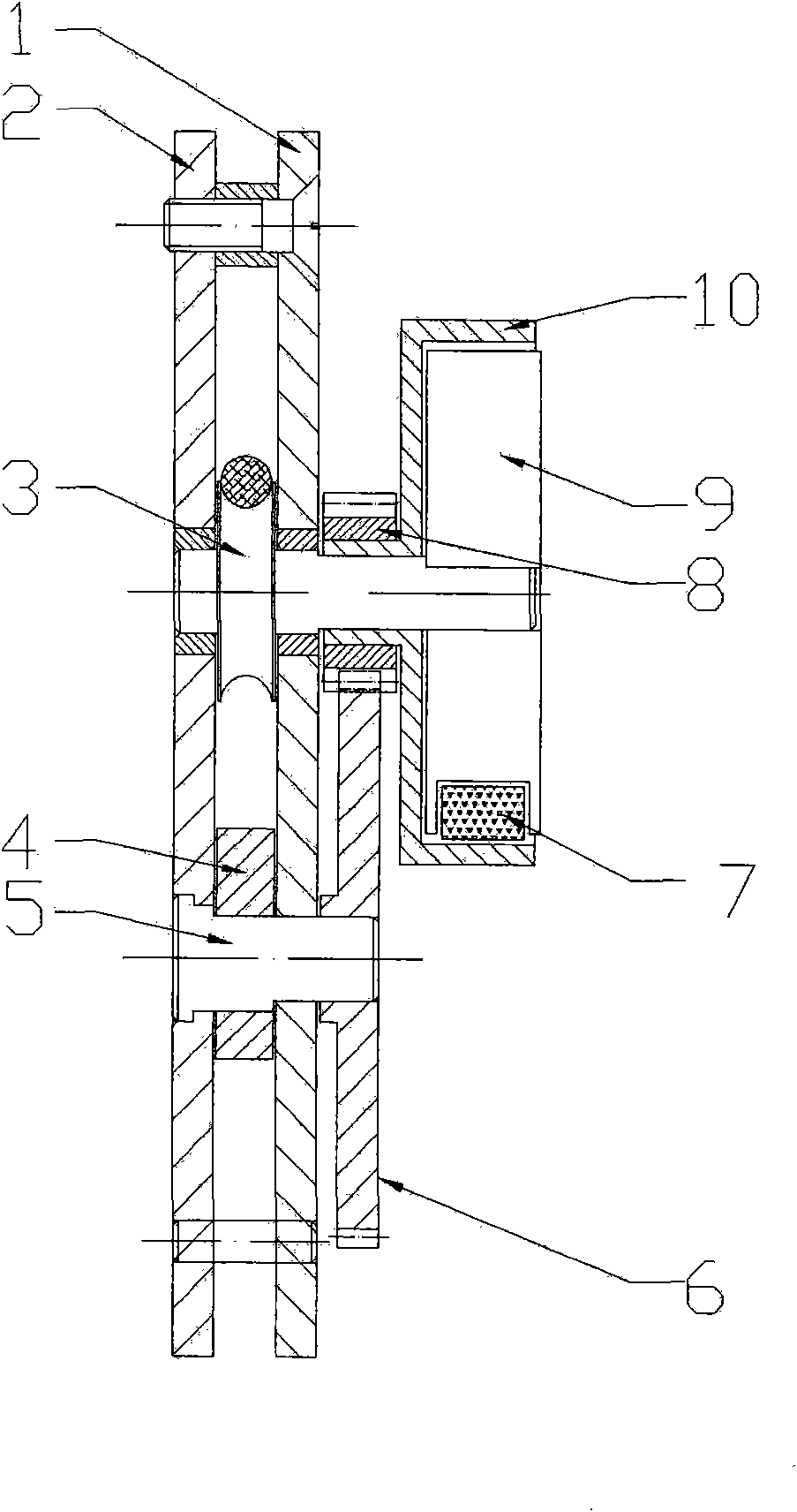 Reciprocating type portable descent control device