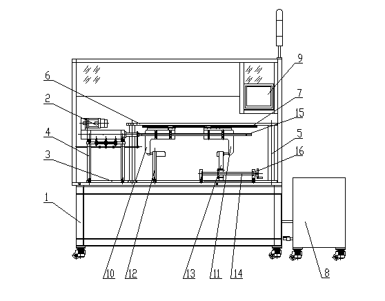 Gear rack type power steering gear automatic oil extraction device