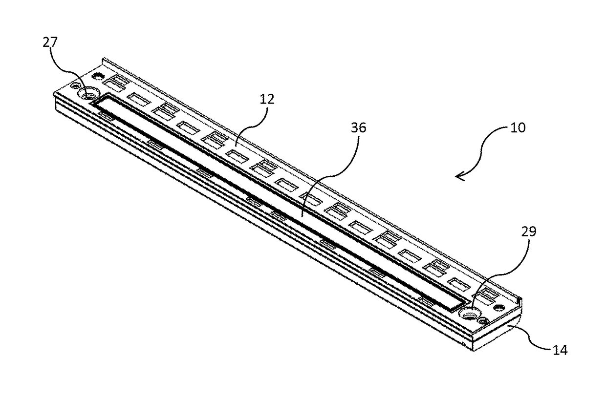 Inkjet printhead having wide fluid outlets relative to printhead chip width