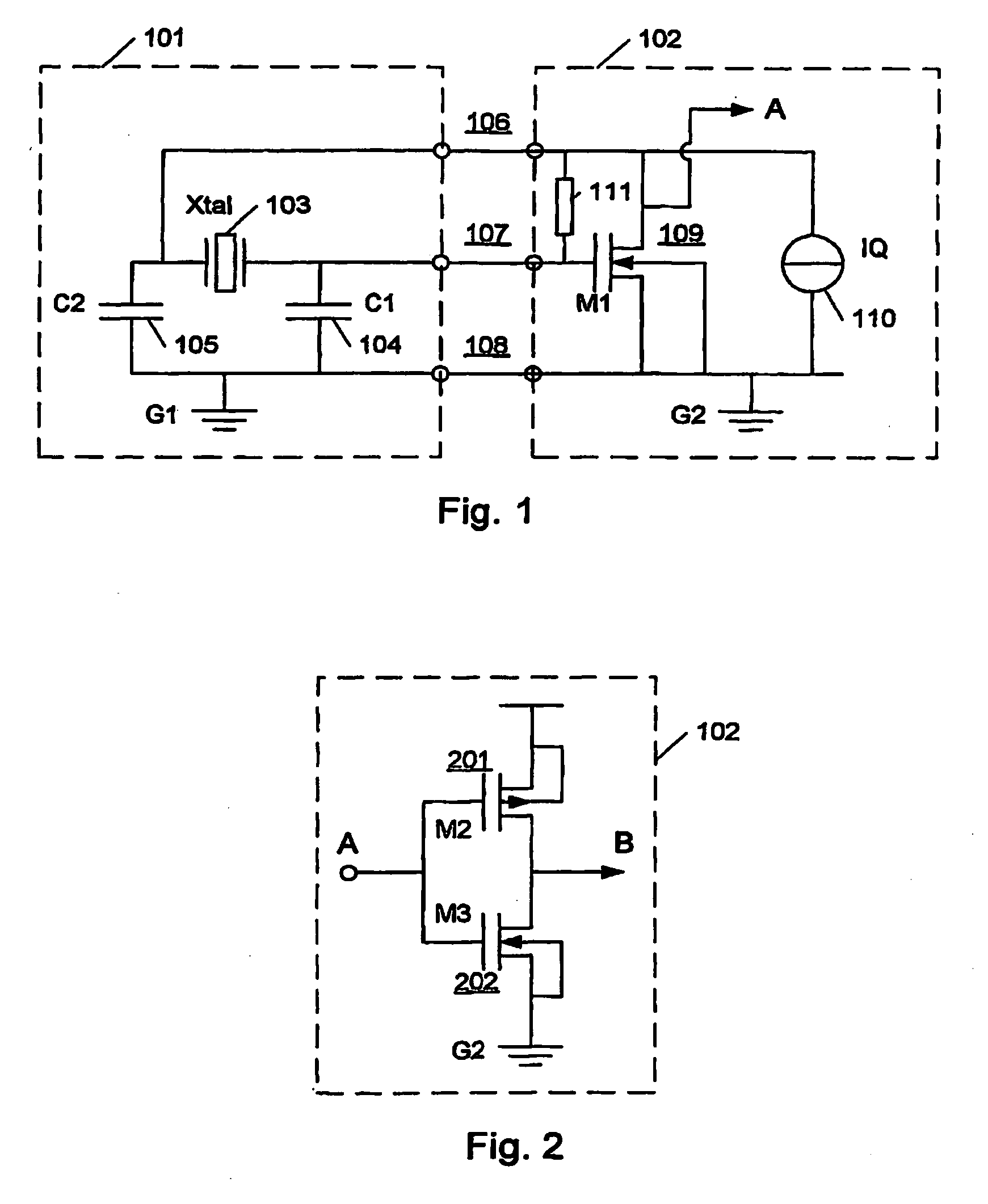 Electrical oscillator circuit and an integrated circuit