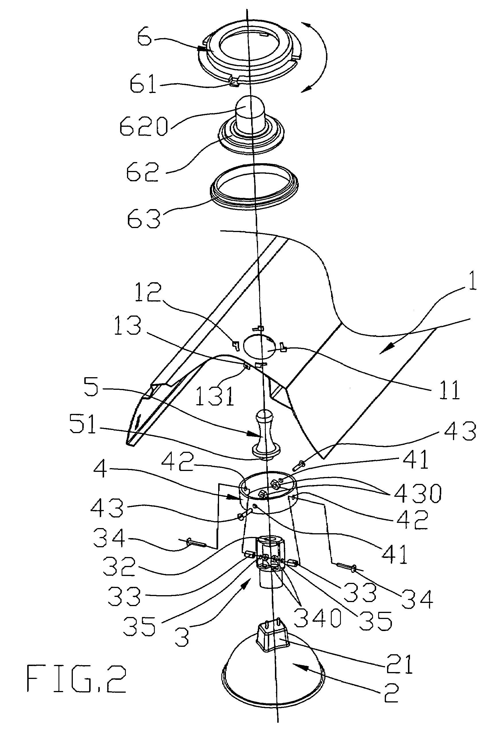 Reptile lamp having direction adjustable function