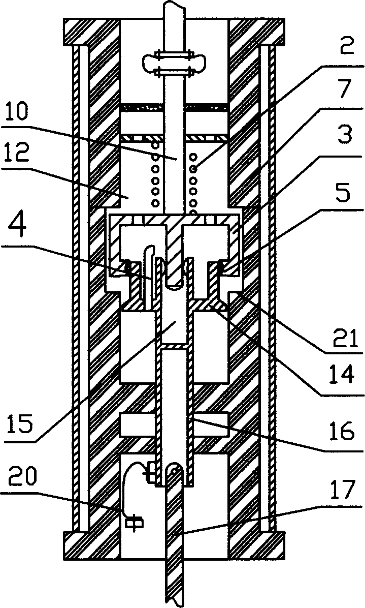 Double-speed segmented contact of ultrahigh voltage