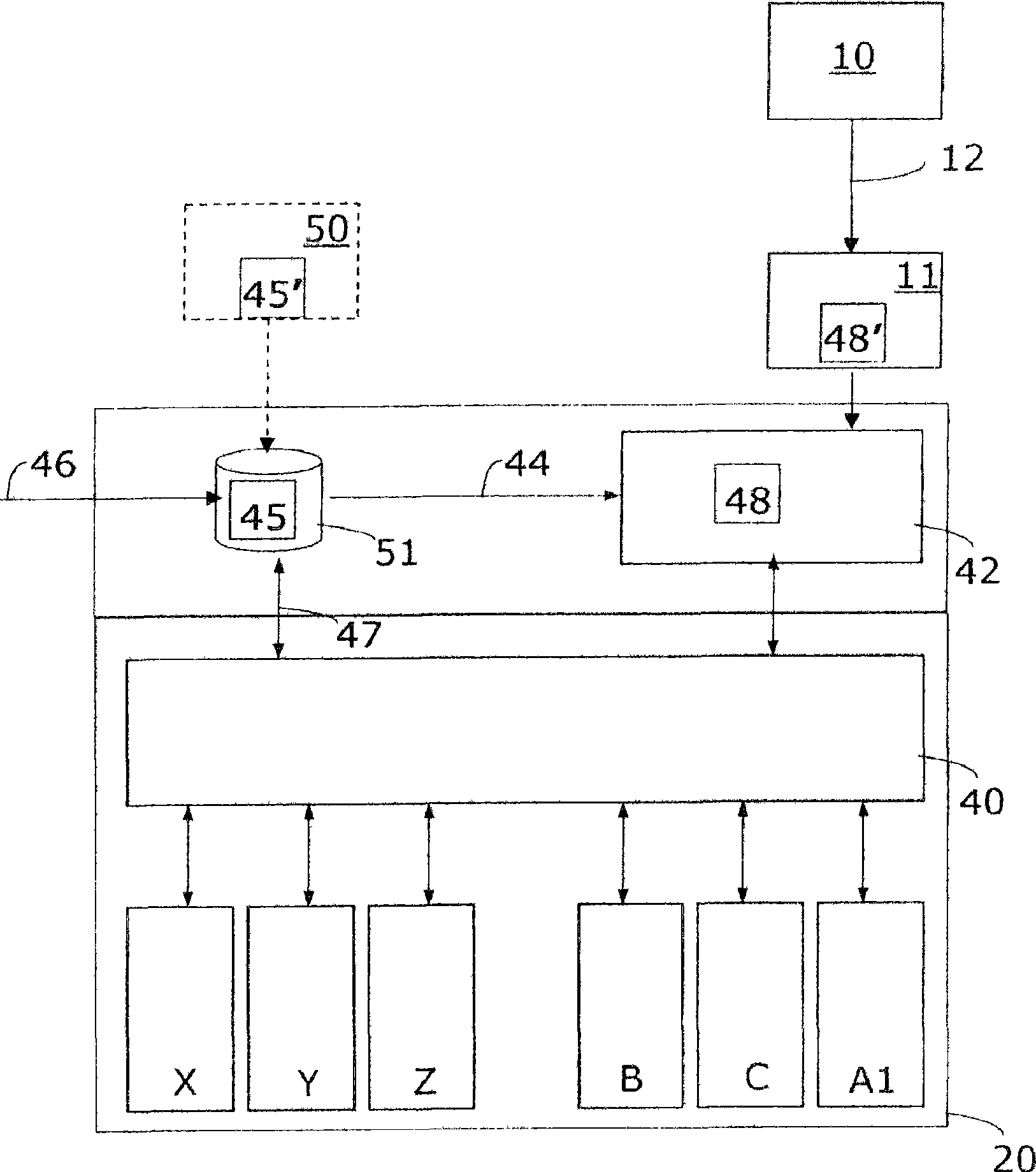 Apparatus and method for machining bevel gears in a pitching method with complete pitch error compensation