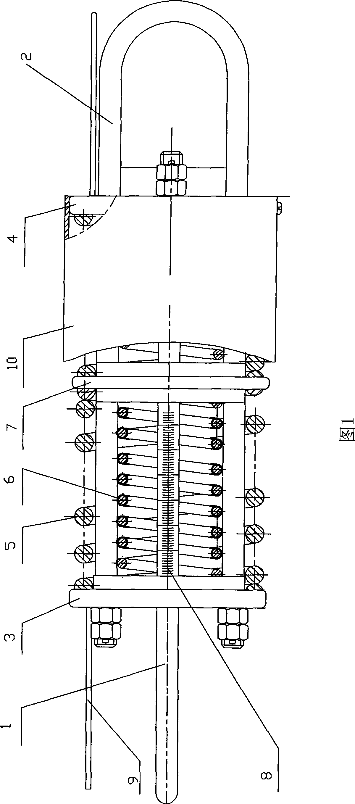 Head span spring compensator