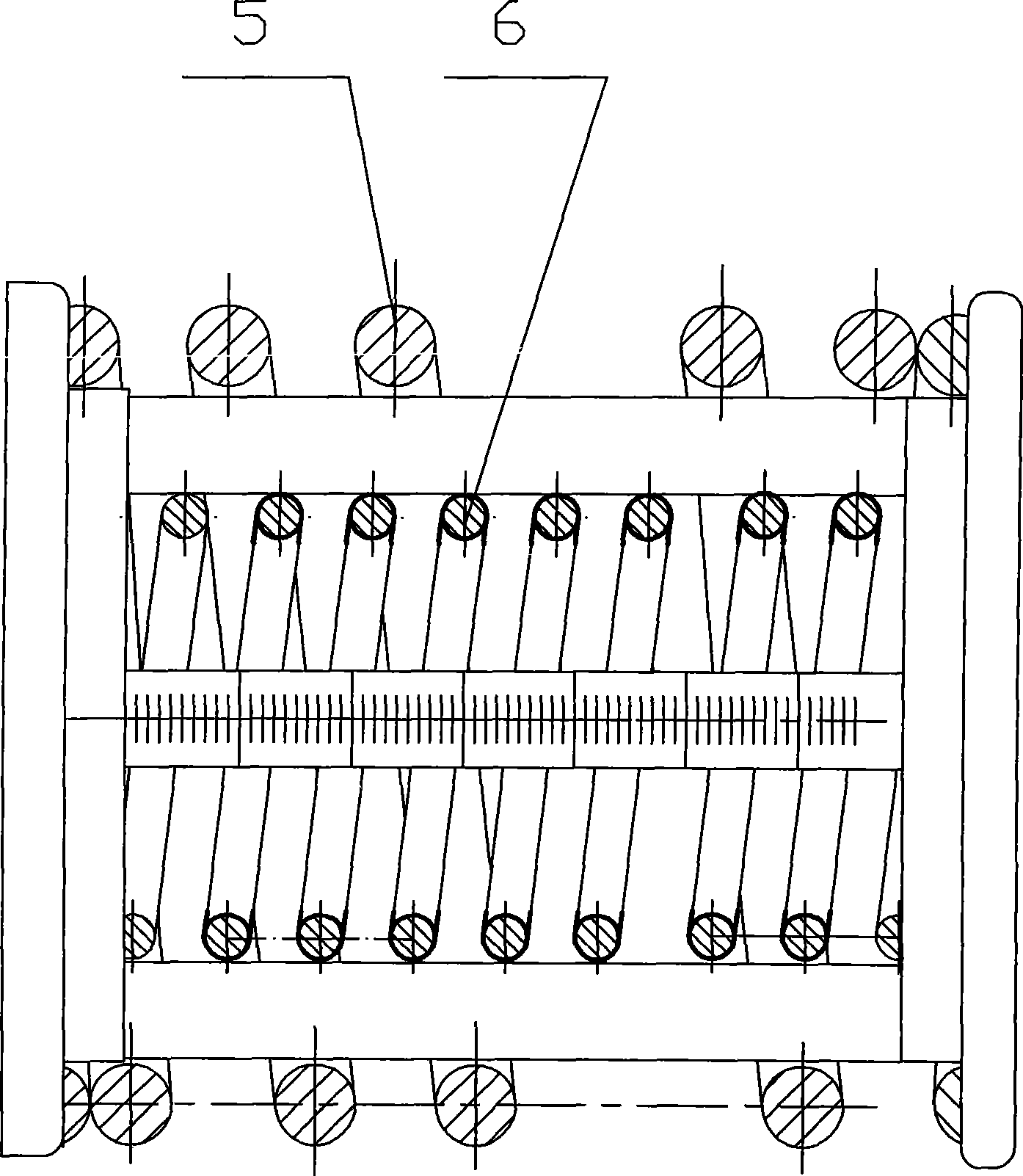 Head span spring compensator