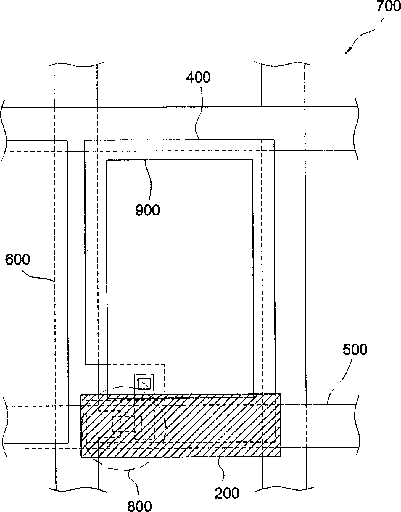 Coloured liquid crystal display device