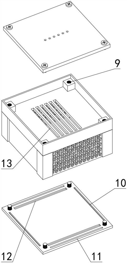 Dielectric sensor probe filtering device