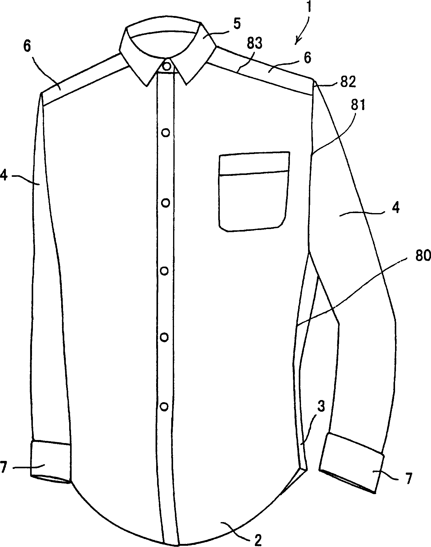Dress material and method for producing dress material