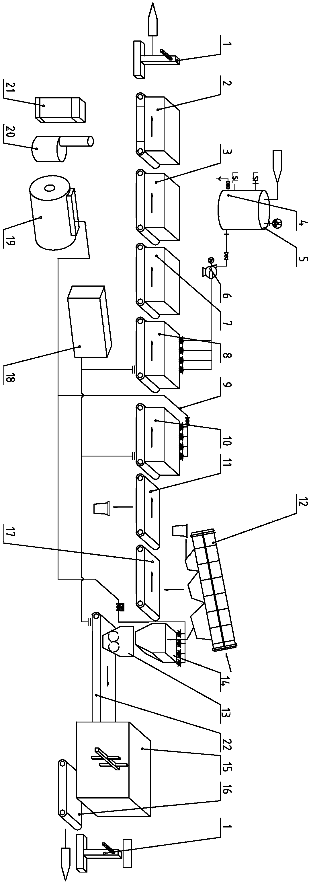 After-treatment system for kitchen wastes and method