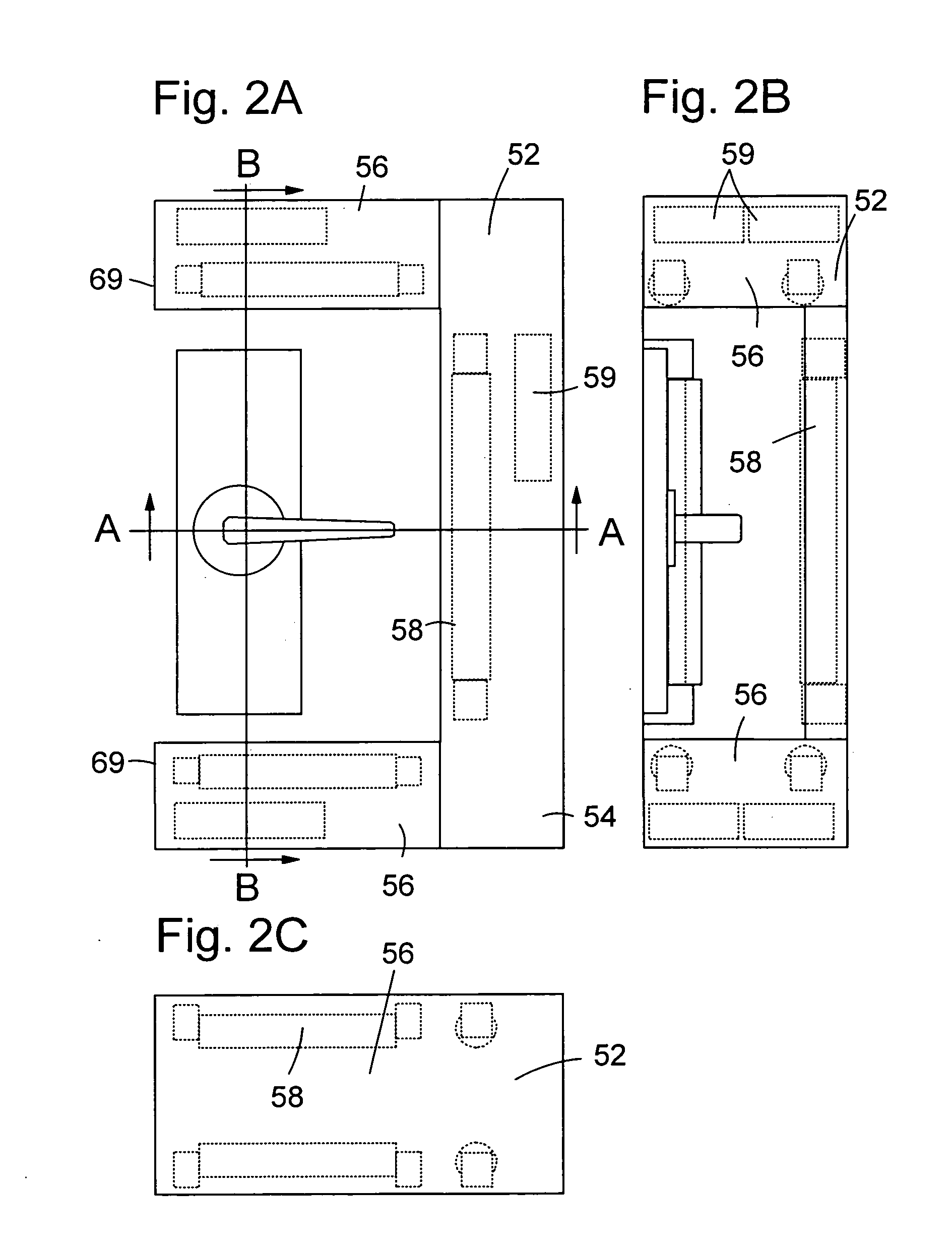 Irradiation system for door handle