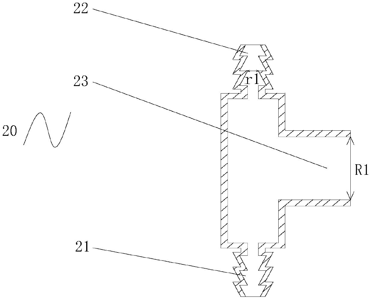 Multi-layer air column type spine cushion and application method thereof