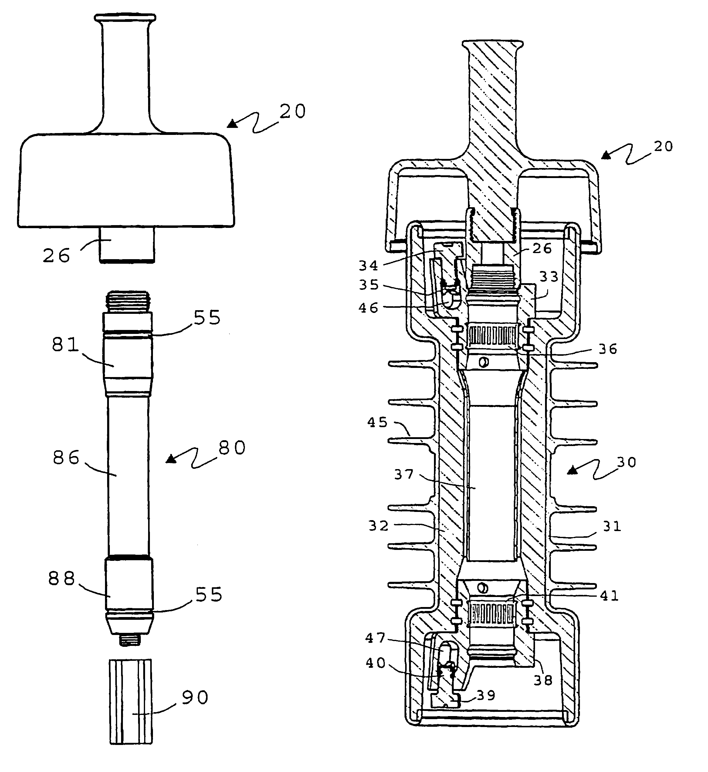 Enclosed insulator assembly for high-voltage distribution systems