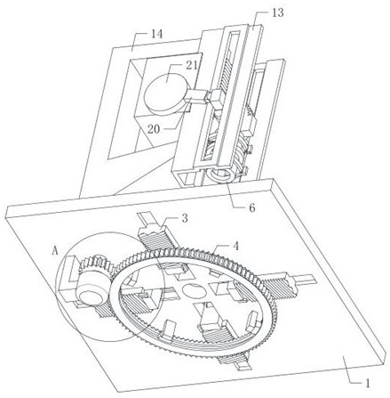 A three-phase asynchronous motor rotor core shaft pressing device