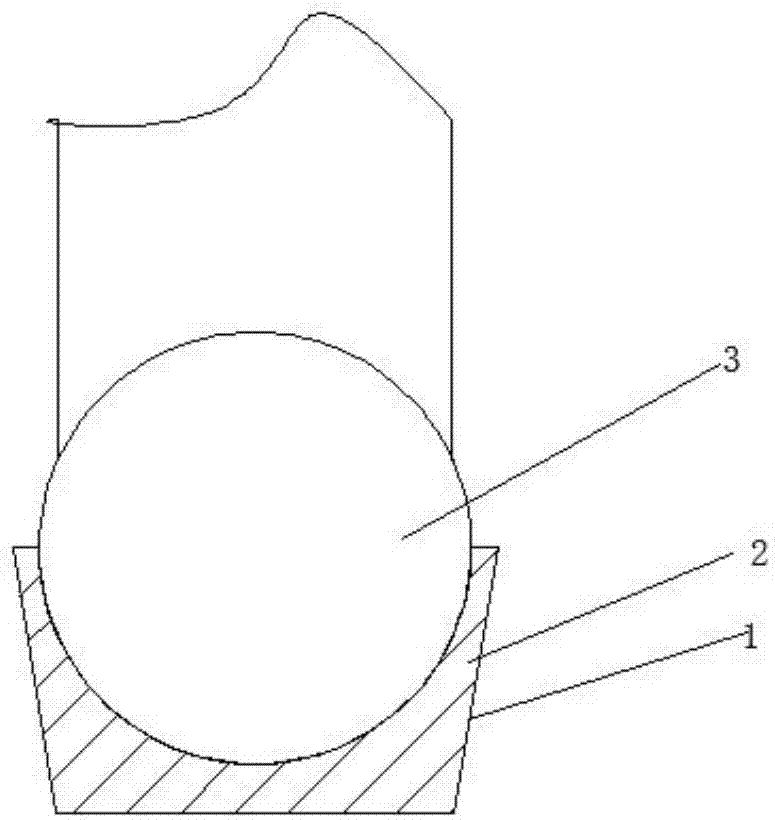 Acetabulum simulating clamping device and production method thereof