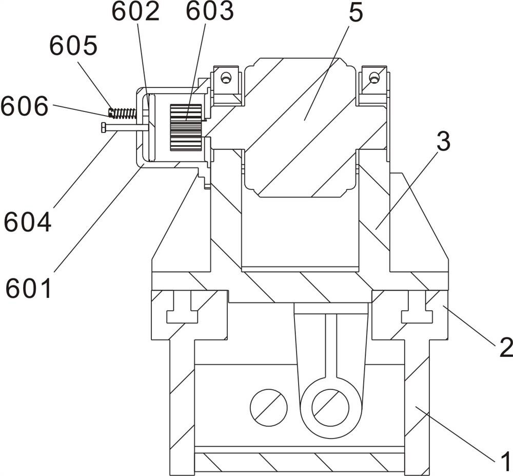 A damping and anti-vibration supporting device for the turning processing of crane cylindrical parts