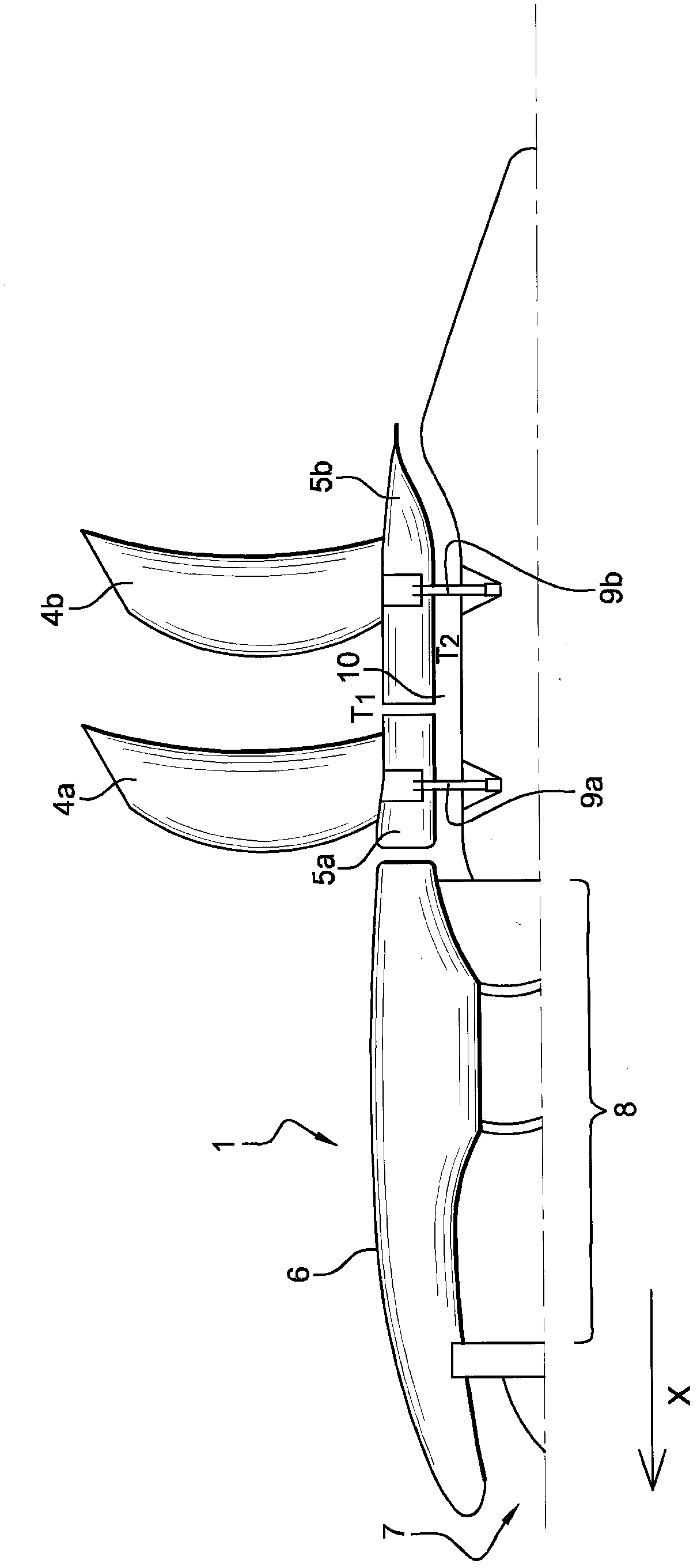 Deicing device for propfan-type propeller blades