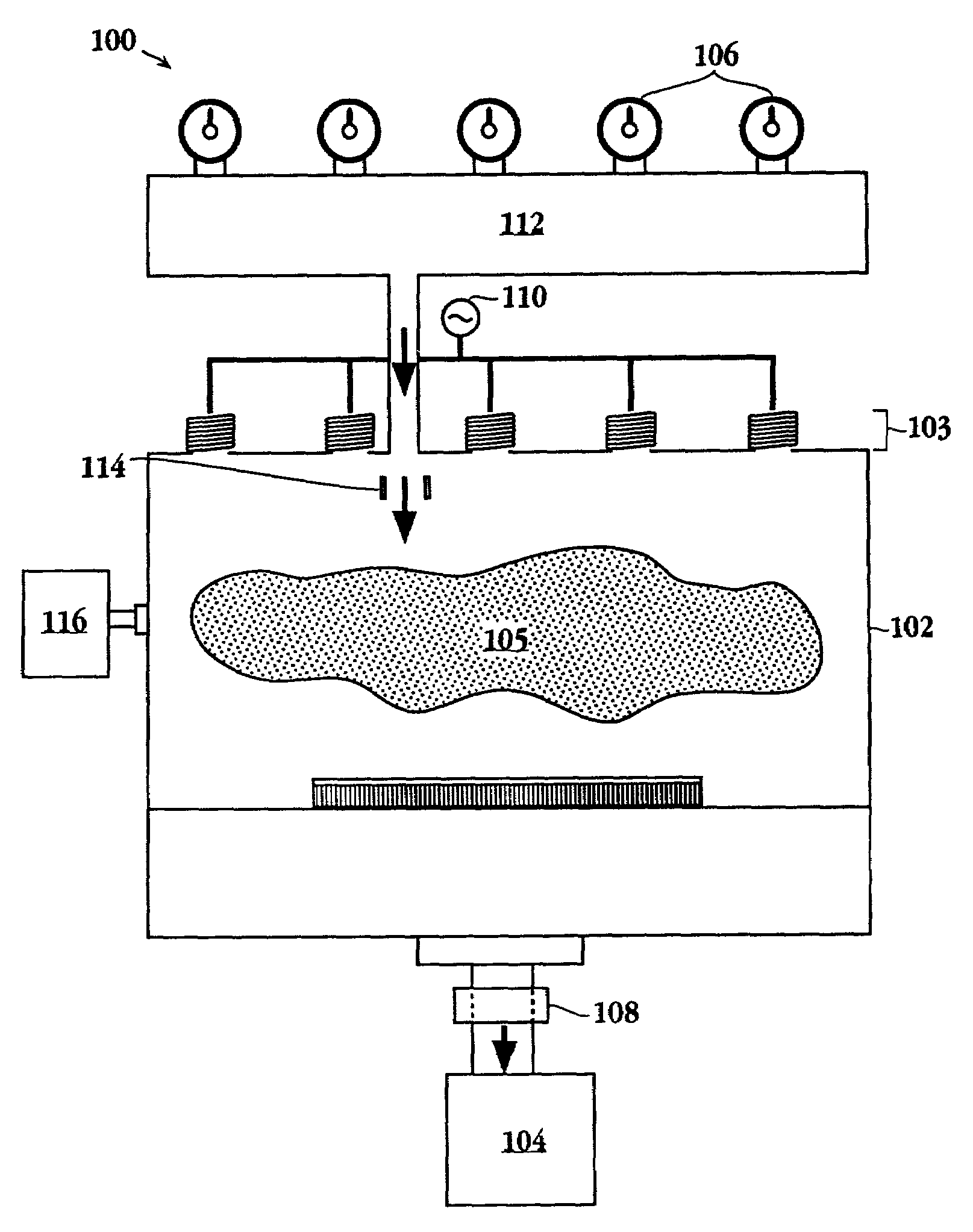 Plasma cleaning of deposition chamber residues using duo-step wafer-less auto clean method