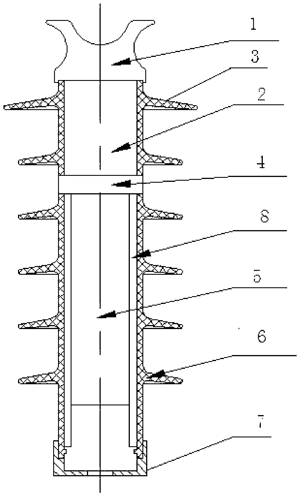 Lightning protection insulator used for 10KV insulated wire