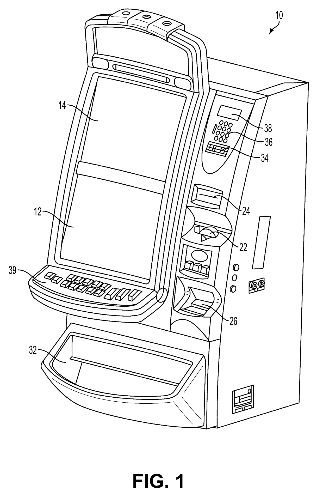 Enhanced electronic gaming machine with x-ray vision display