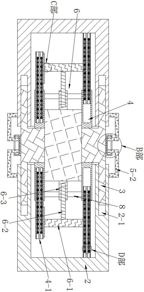 Adjustable double-layer isolation plate for noise processing