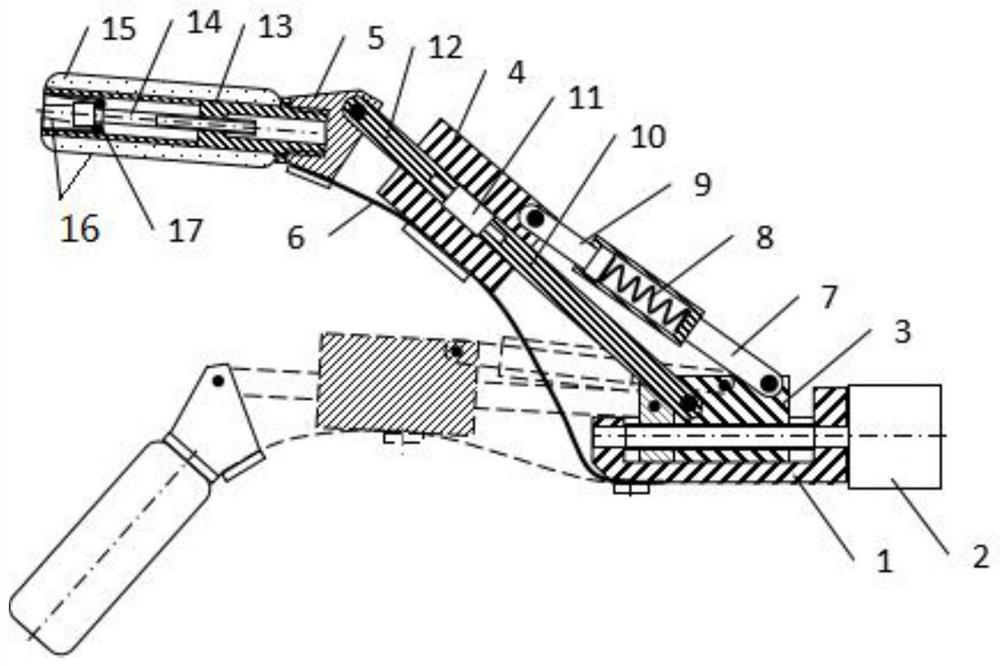 A robotic finger mechanism