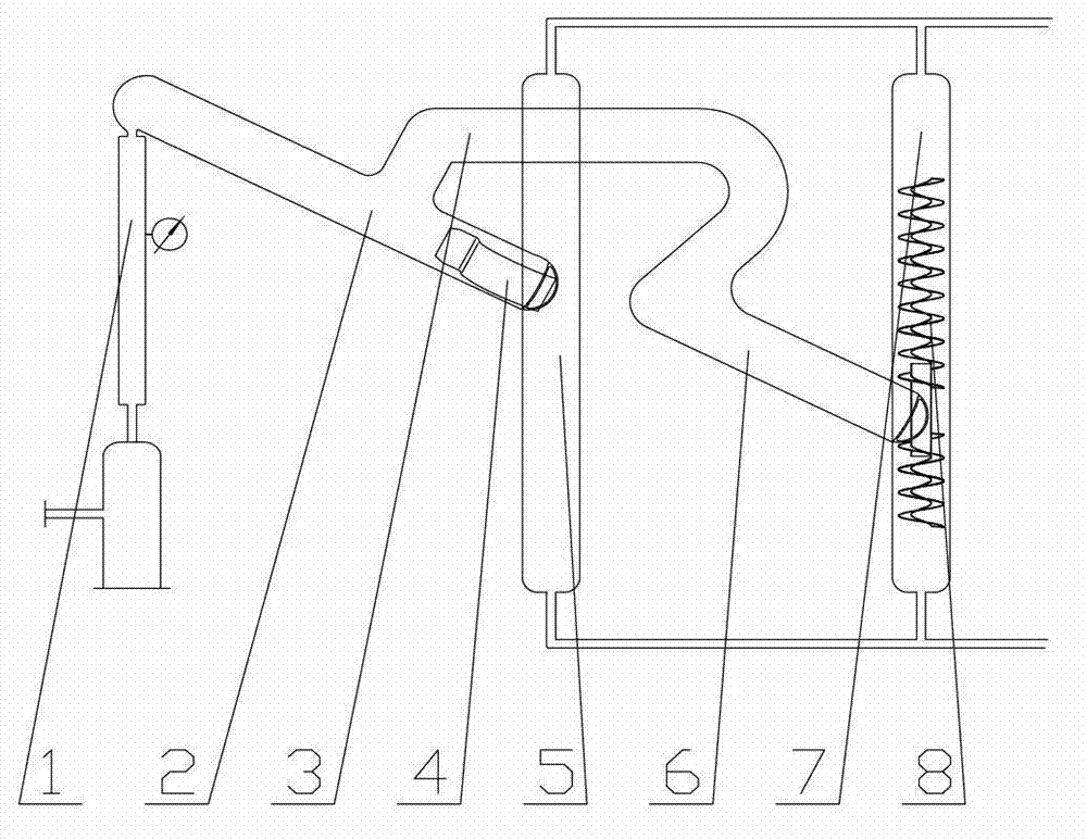 Turbulence separation device for multi-phase fluid