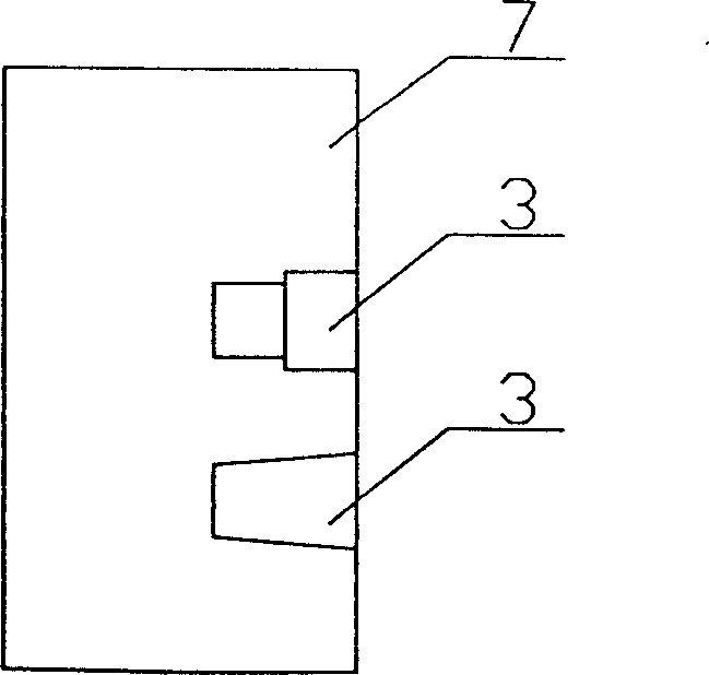 Structural member for mounting thermal insulation decorative material onto wall and method of use thereof