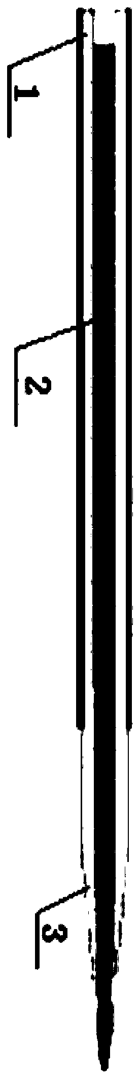 Chromatographic column, and kit and device for detecting prosthetic joint infection