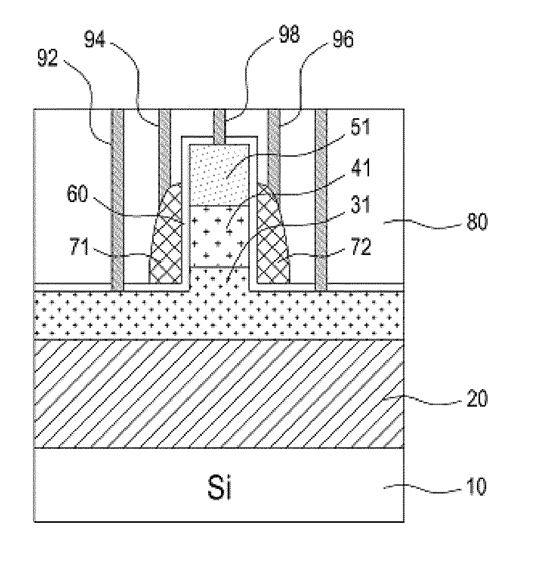 Compound tunneling field effect transistor integrated on silicon substrate and method for fabricating the same