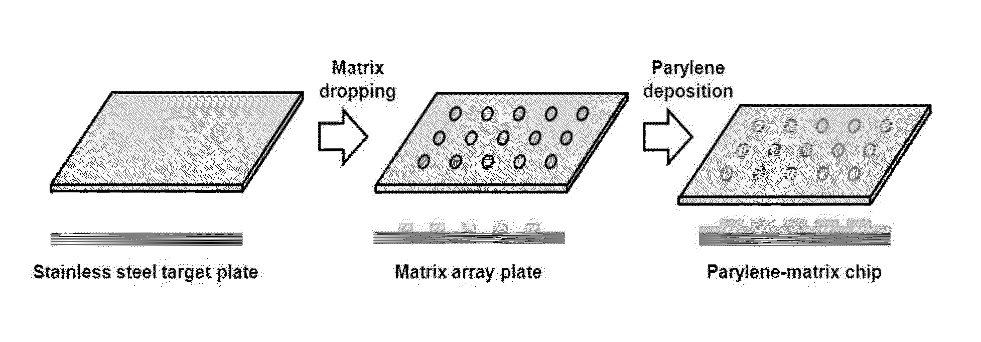 Sample plate using MALDI-TOF mass spectrometer and manufacturing method of the sample plate