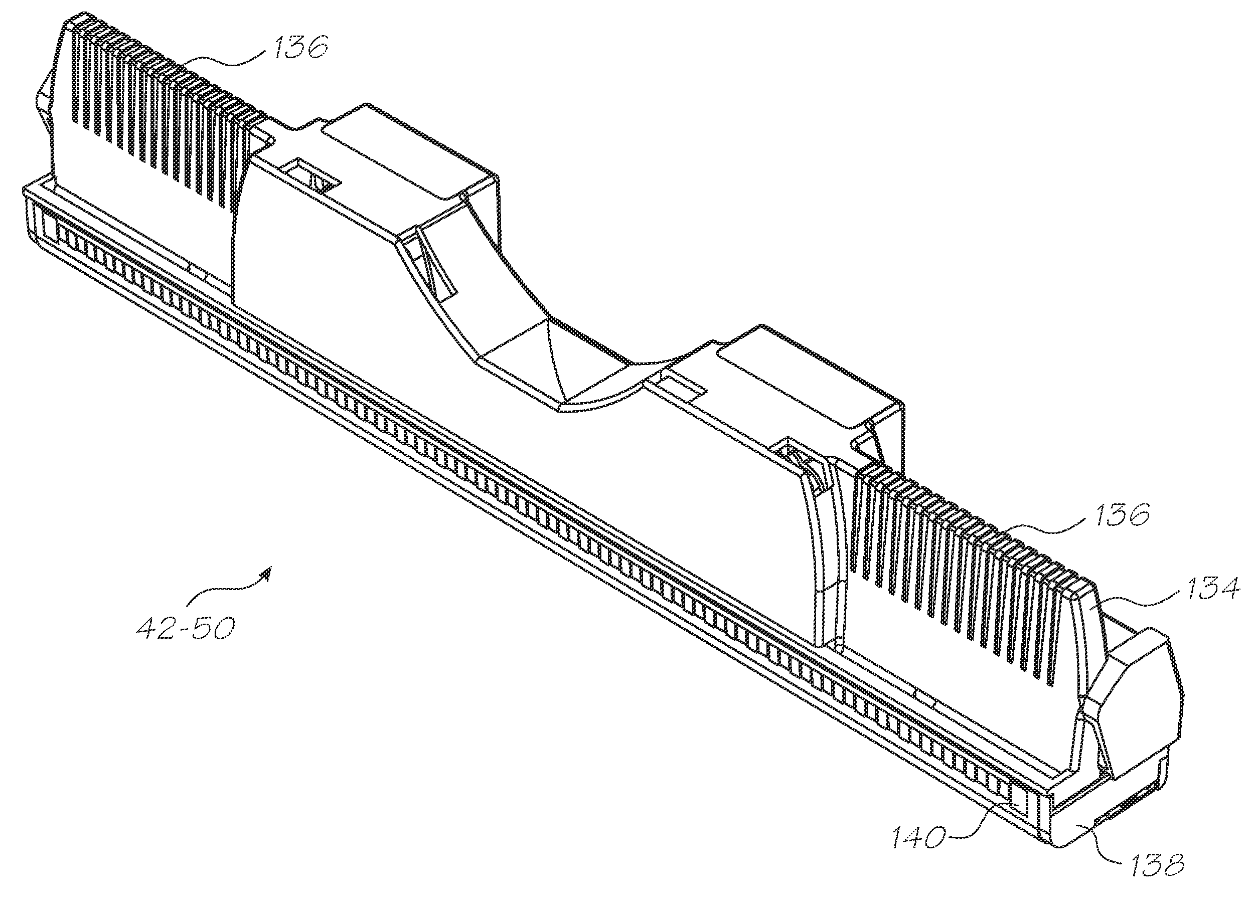 Inkjet printer with printhead modules having individual ink interfaces