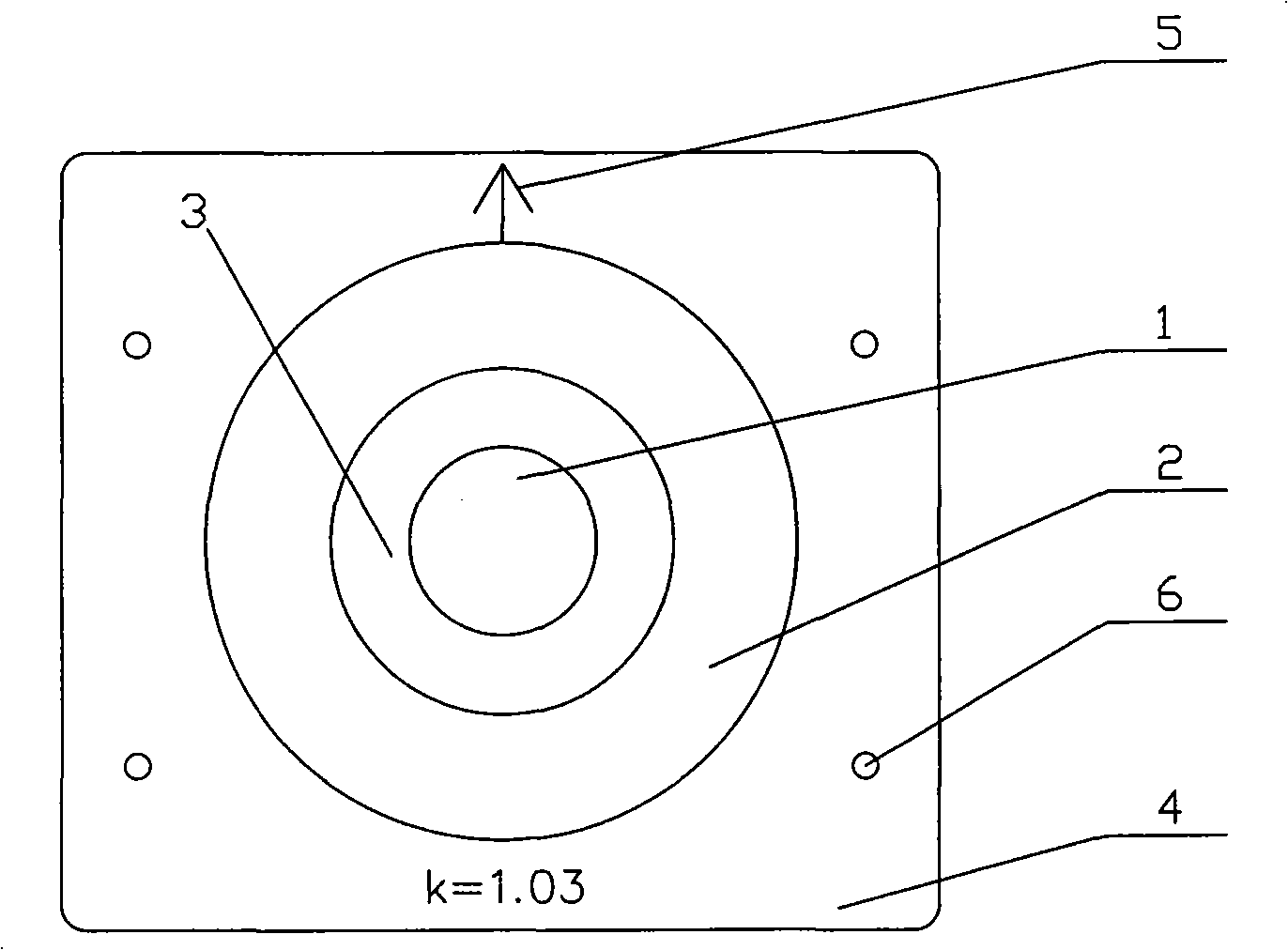 Method for appraising X-ray detection weld joint K value by utilizing overlap joint mark article