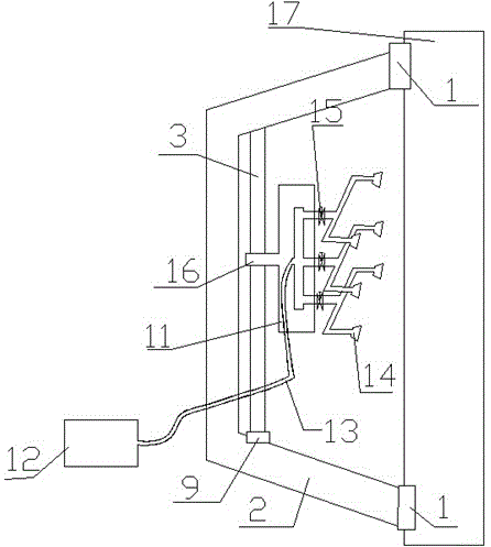 An air-cooled island intelligent cleaning robot