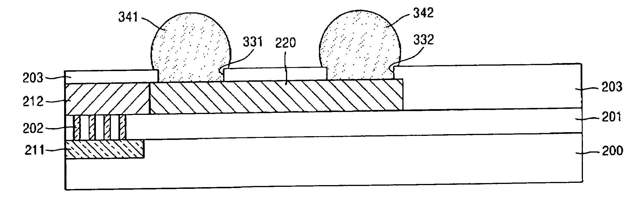 Flip chip semiconductor package for testing bump and method of fabricating the same