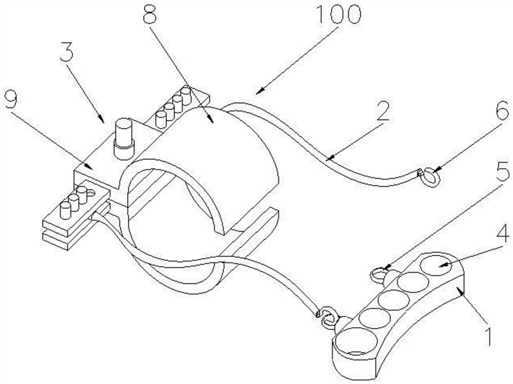 Traction device for preventing toe drop