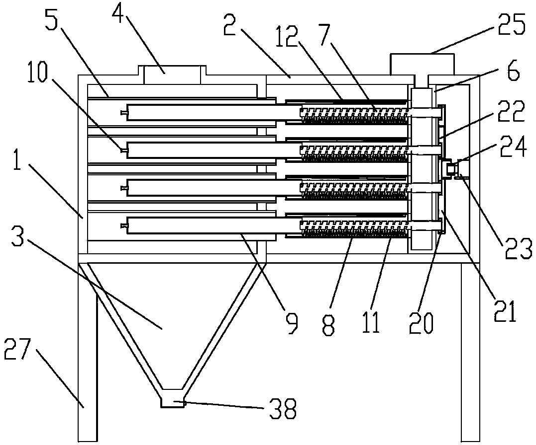 A high-efficiency dust processor