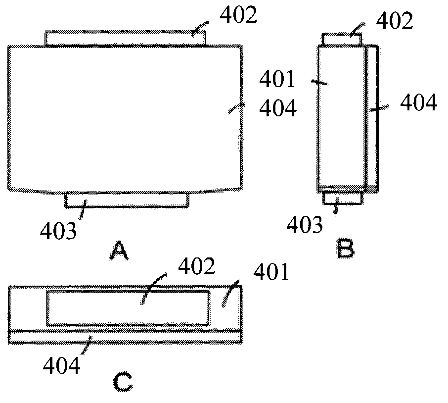 Detection device for nitrogen oxide content of gas
