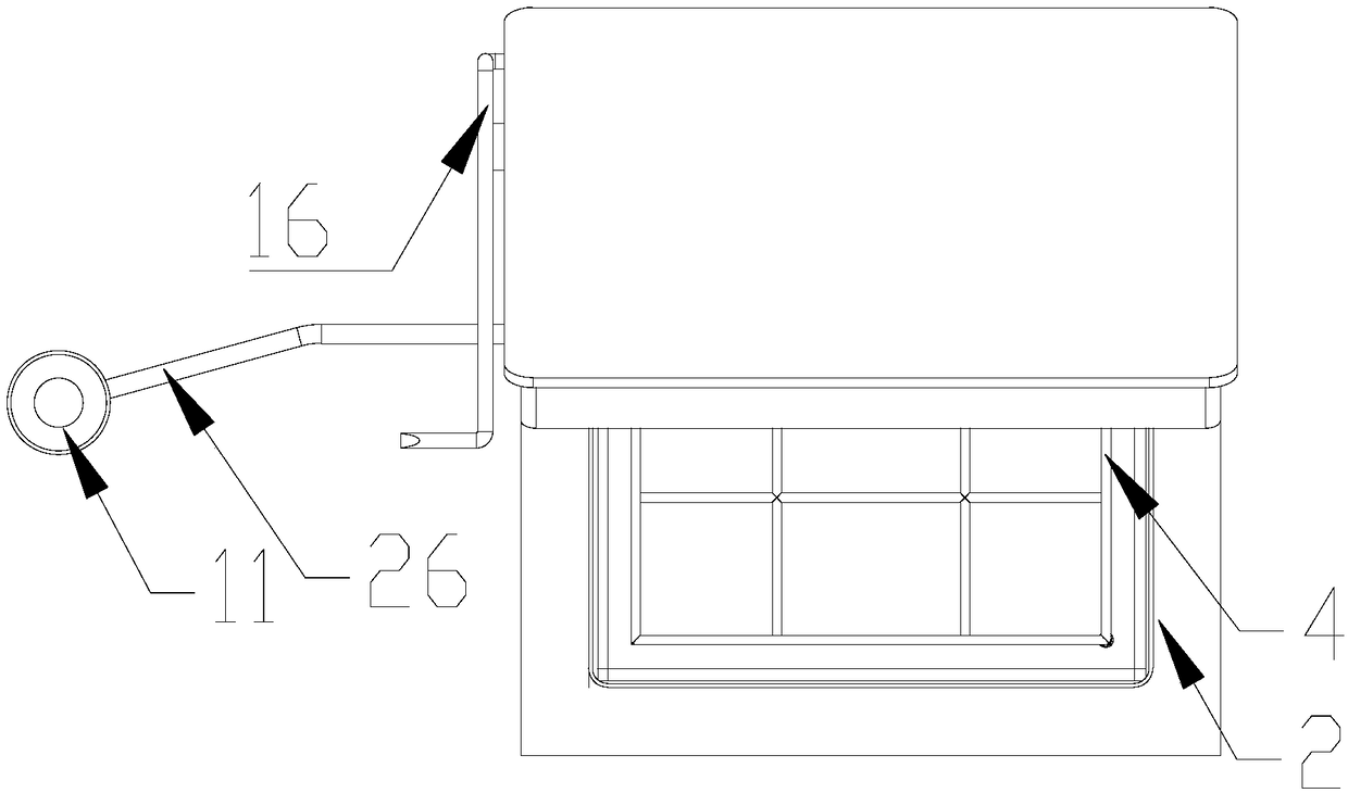 Steam water groove disinfection cabinet