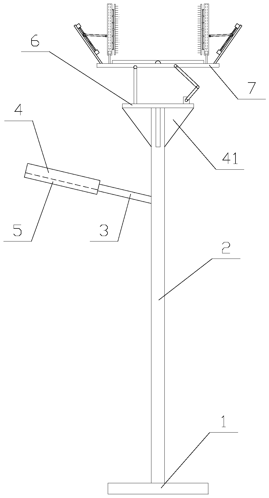 Anti-shielding solar street lamp for lighting